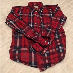 Children’s Place Plaid Collard Button-down Shirt